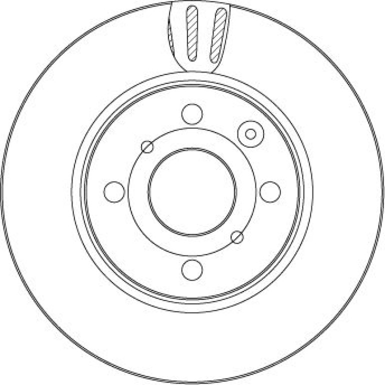 Bremsscheibe Toyota P. Aygo DF4469 Bremsscheibe Toyota P. Aygo DF4469