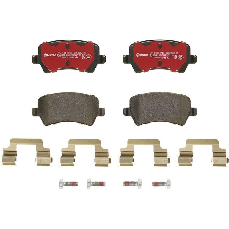 BREMBO Bremsklötze Xtra HA P 86 021X BREMBO Bremsklötze Xtra HA P 86 021X