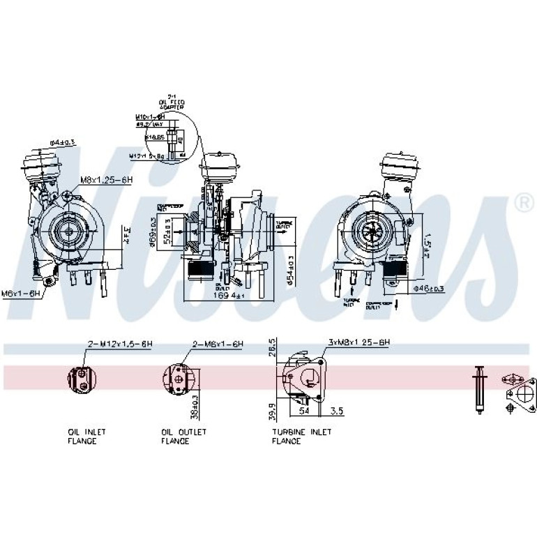 NISSENS Turbolader 93201 NISSENS Turbolader 93201