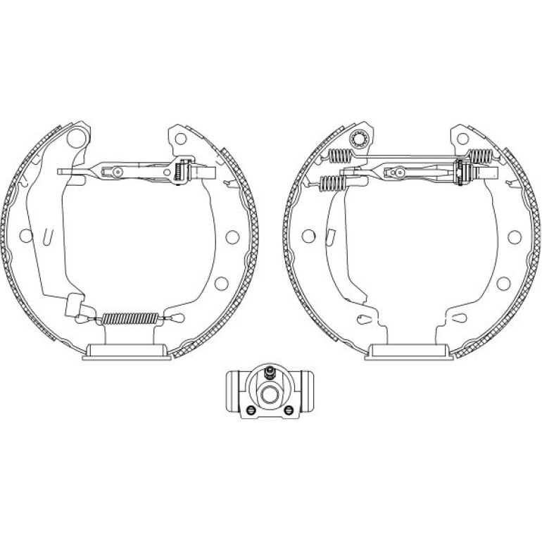 Satz Bremsbacken Renault Megane 95 84049501