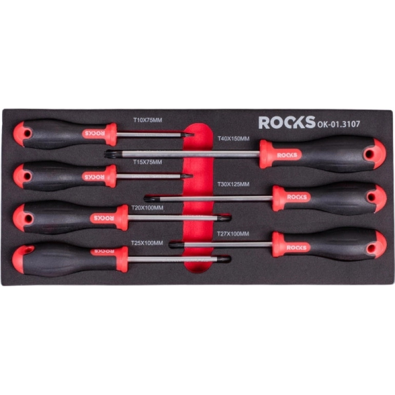 Satz Schraubendreher Torx, 7-Teilig OK-01.3107 Satz Schraubendreher Torx, 7-Teilig OK-01.3107