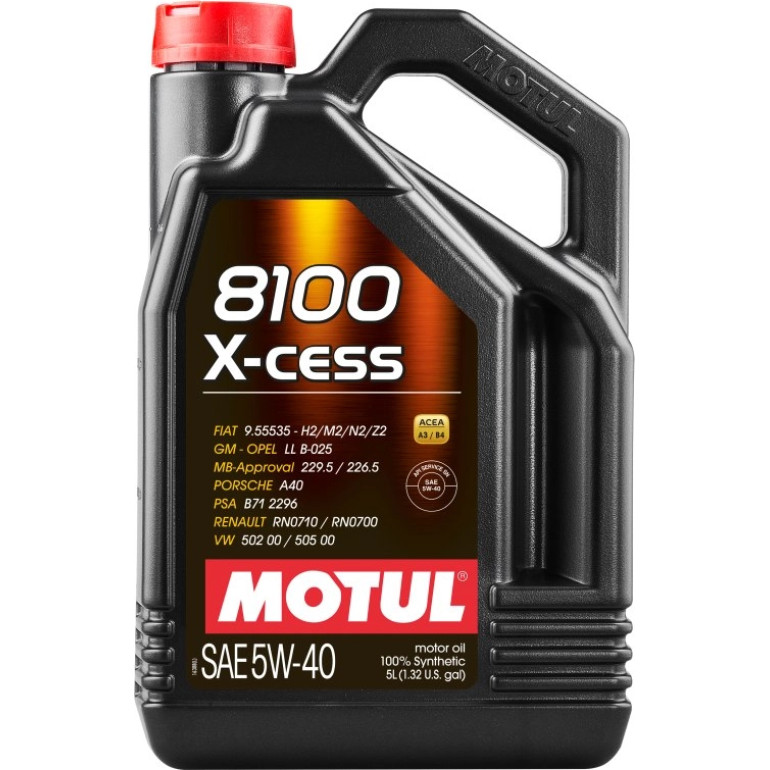 Motul 8100 X-Cess 5W-40 A3/B4 5 Liter 102870