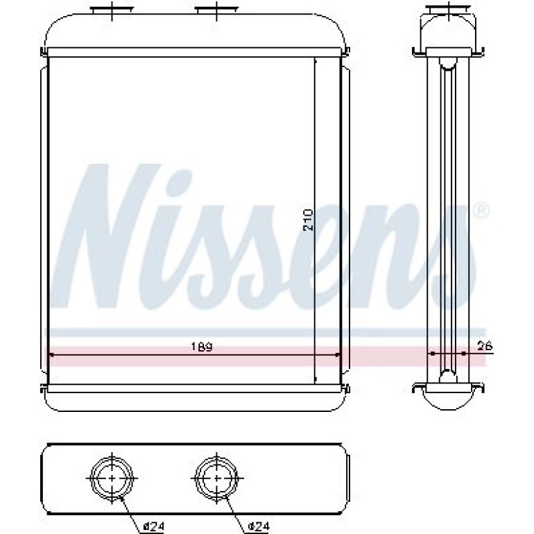 Heizkühler PKW 72662 Heizkühler PKW 72662