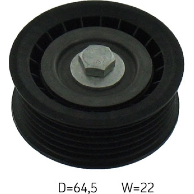 Multi-V-Umlenkrolle VKM 32235 Multi-V-Umlenkrolle VKM 32235