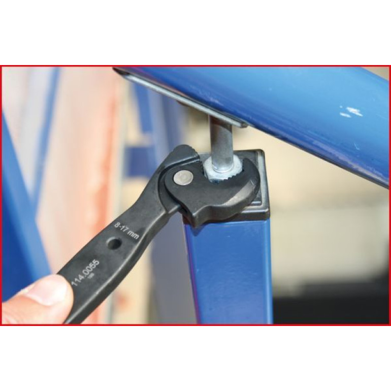 KS TOOLS Einhand-Multifunktionsschlüssel, 8-17/14-32 mm 114.0055