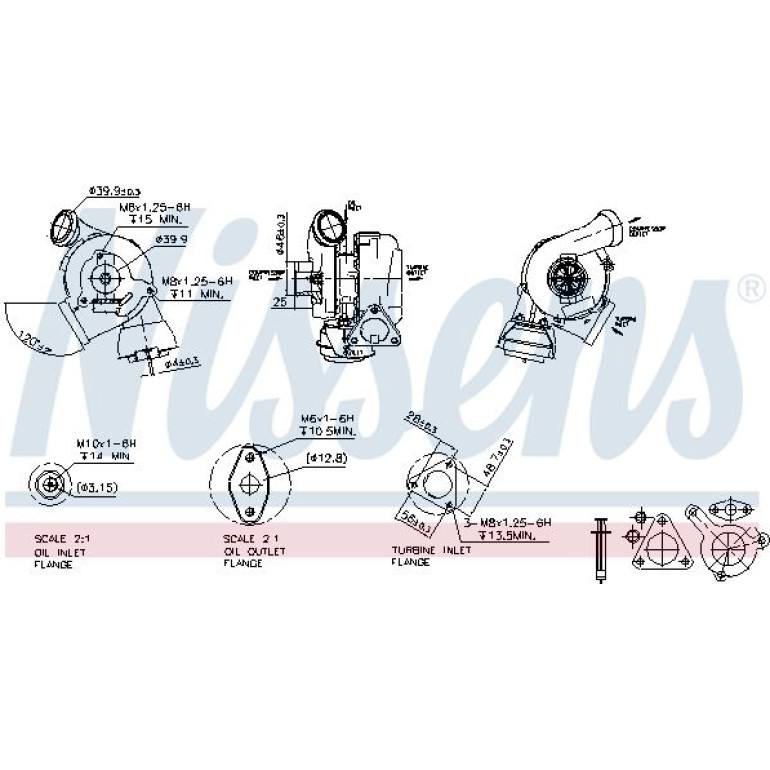 NISSENS Turbolader 93149 NISSENS Turbolader 93149