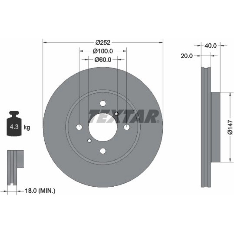 Bremsscheibe 92292903 Bremsscheibe 92292903