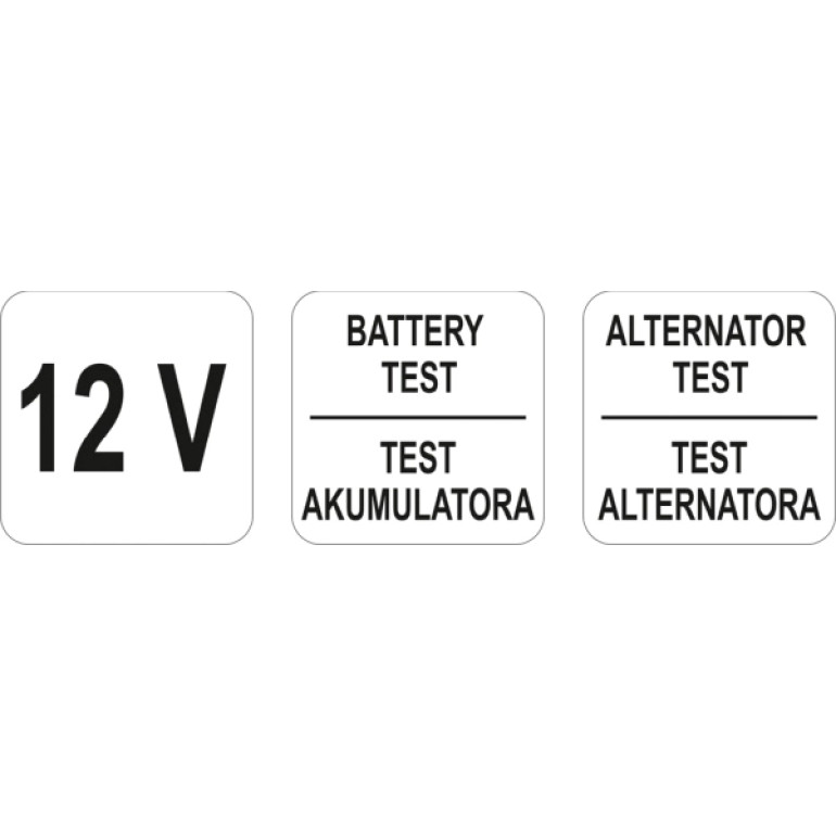 Batterietester Pkw Spannungspräfer 12V YT-83101 Batterietester Pkw Spannungspräfer 12V YT-83101
