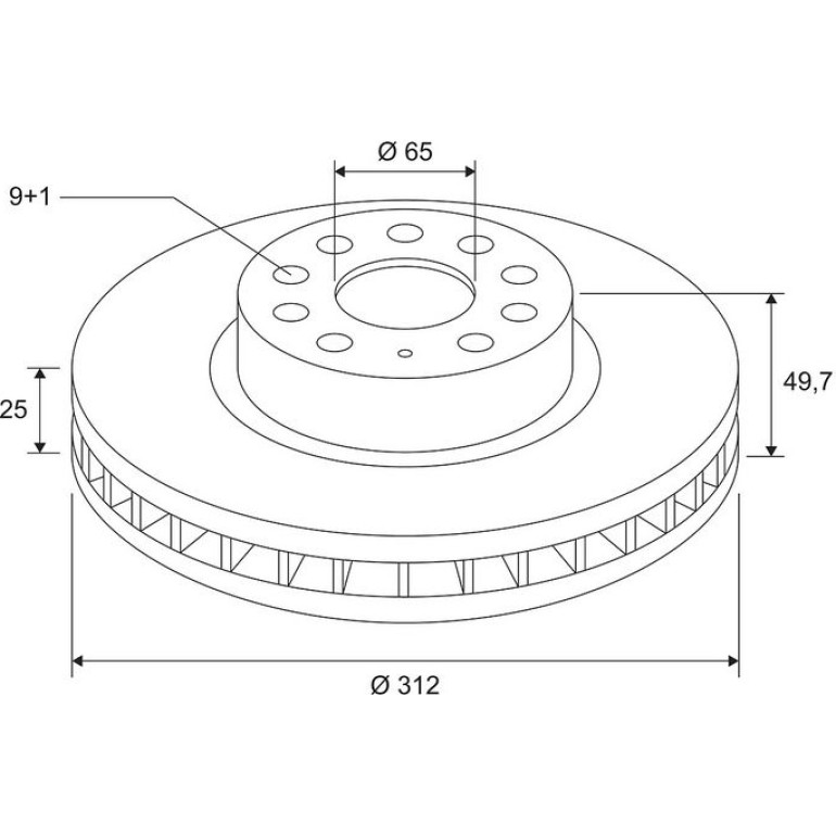 VALEO Bremsscheibe 672500 VALEO Bremsscheibe 672500