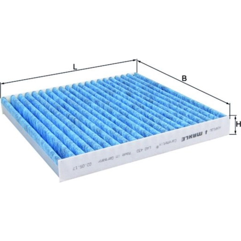 MAHLE Filter, Innenraumluft LAO 430 MAHLE Filter, Innenraumluft LAO 430