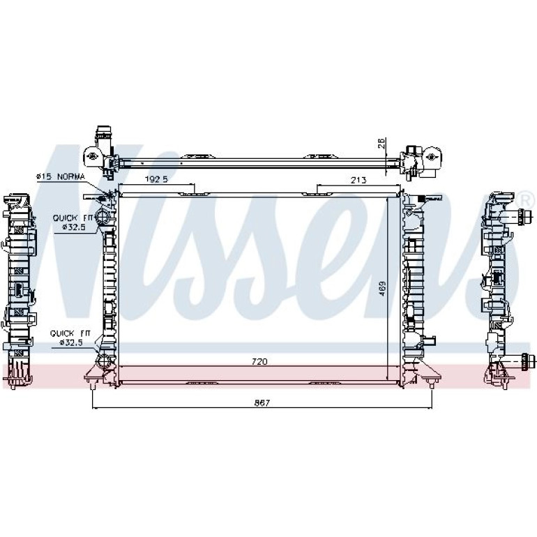 Wasserkühler PKW 60323 Wasserkühler PKW 60323