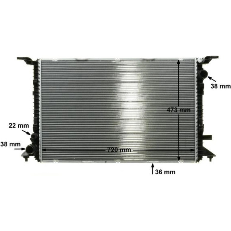 Kühler, Motorkühlung CR 1023 000P Kühler, Motorkühlung CR 1023 000P