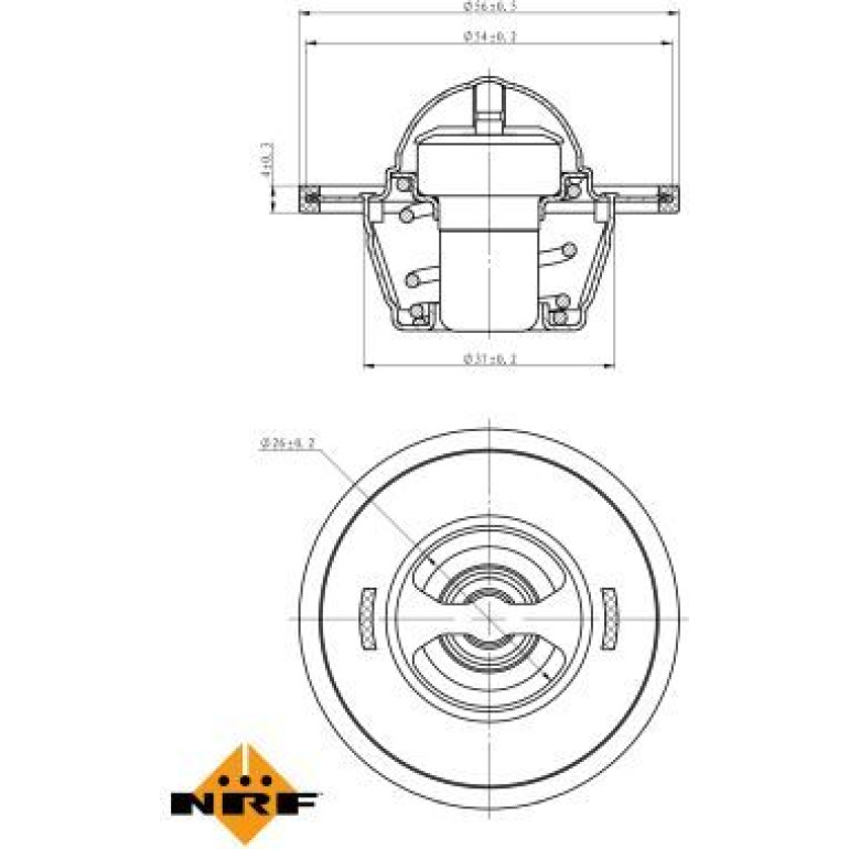 Thermostat, Kühlmittel 725016 Thermostat, Kühlmittel 725016