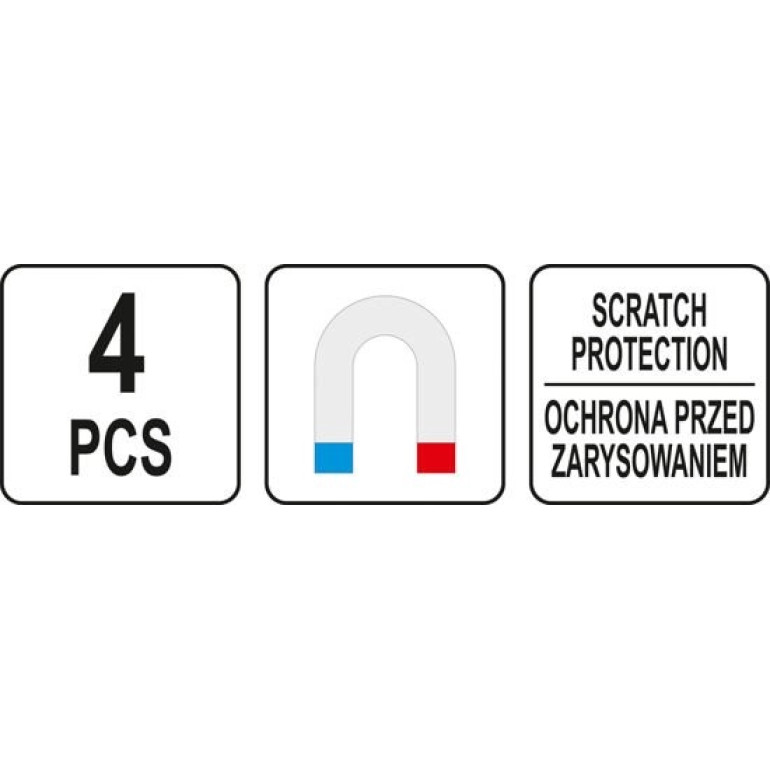 Satz Aus Magnetbändern, 4 Stück YT-08682 Satz Aus Magnetbändern, 4 Stück YT-08682