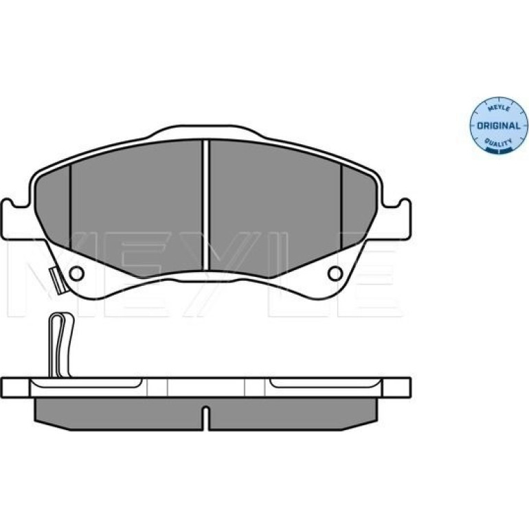 Bremsbelagsatz Toyota P. Auris 07-/Avensis 09- Mit Sensor 025 242 0419/W Bremsbelagsatz Toyota P. Auris 07-/Avensis 09- Mit Sensor 025 242 0419/W
