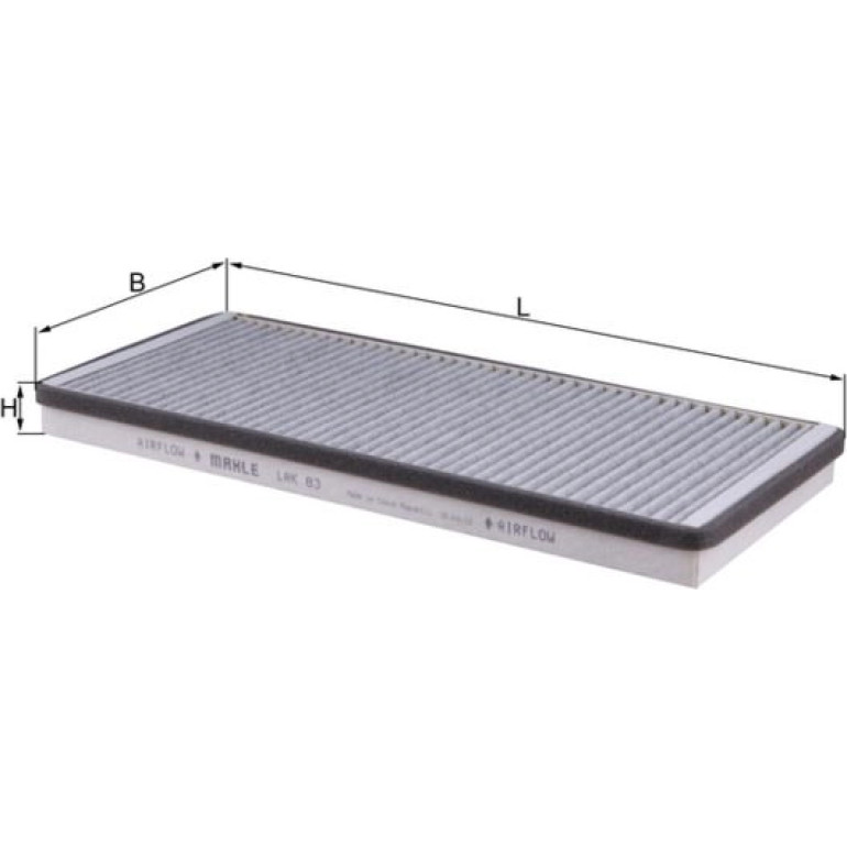 MAHLE Filter, Innenraumluft LAK 83 MAHLE Filter, Innenraumluft LAK 83