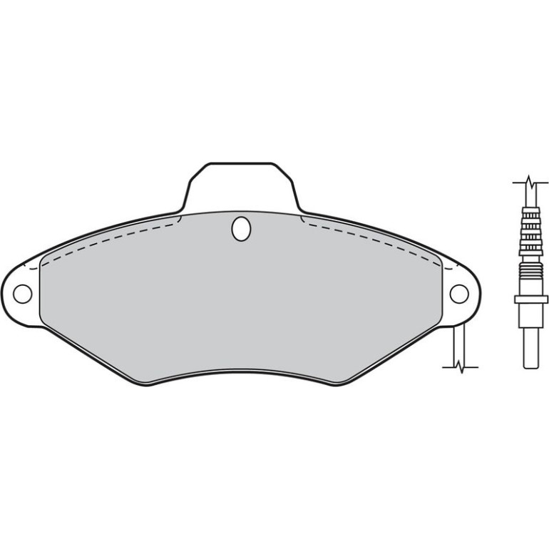 VALEO Bremsbeläge 598031