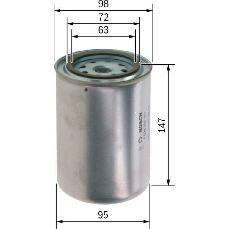 Kraftstofffilter F 026 402 151 Kraftstofffilter F 026 402 151