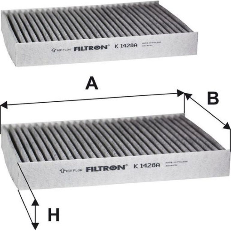 FILTRON Filter, Innenraumluft K 1428A-2X FILTRON Filter, Innenraumluft K 1428A-2X