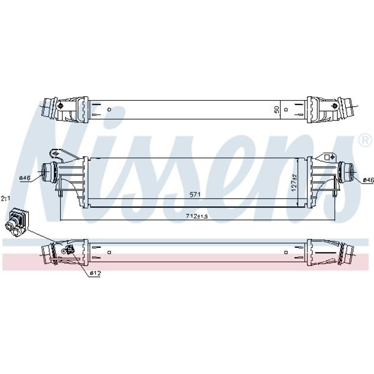 Ladeluftkühler PKW 96312
