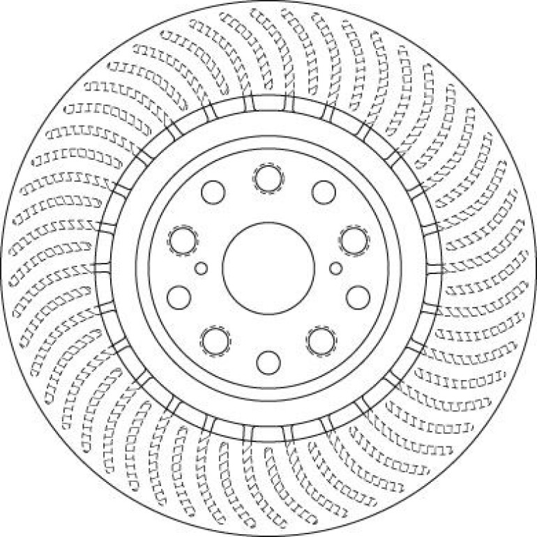 82 481 153 Bremsscheibe VA li DF6489S 82 481 153 Bremsscheibe VA li DF6489S