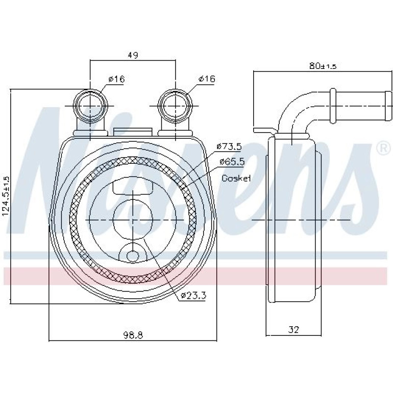 Ölkühler PKW 90701 Ölkühler PKW 90701
