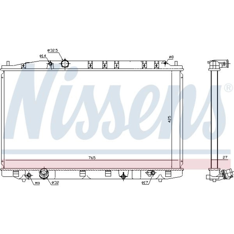 Wasserkühler PKW 68137 Wasserkühler PKW 68137