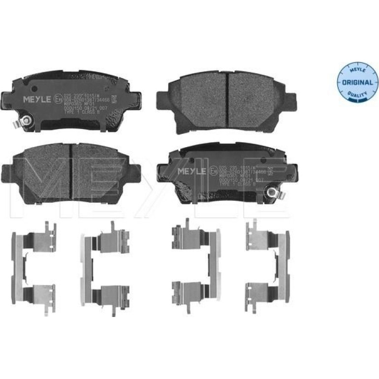 Bremsbelagsatz Toyota P. Corolla 02-/Yaris 99-/Prius 00- Mit Sensor 025 235 1015/W Bremsbelagsatz Toyota P. Corolla 02-/Yaris 99-/Prius 00- Mit Sensor 025 235 1015/W
