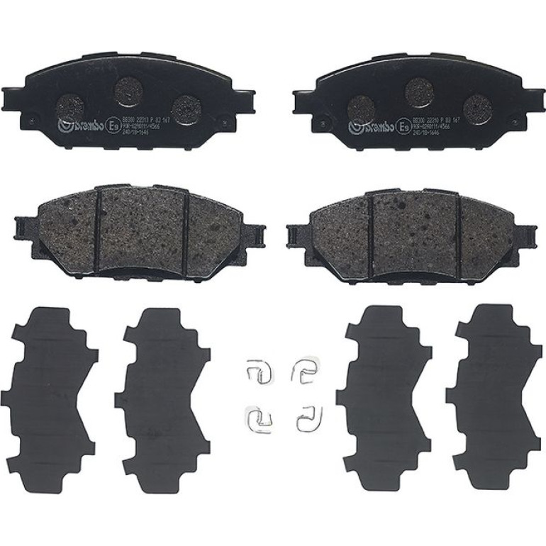BREMBO Bremsklötze VA P 83 167 BREMBO Bremsklötze VA P 83 167