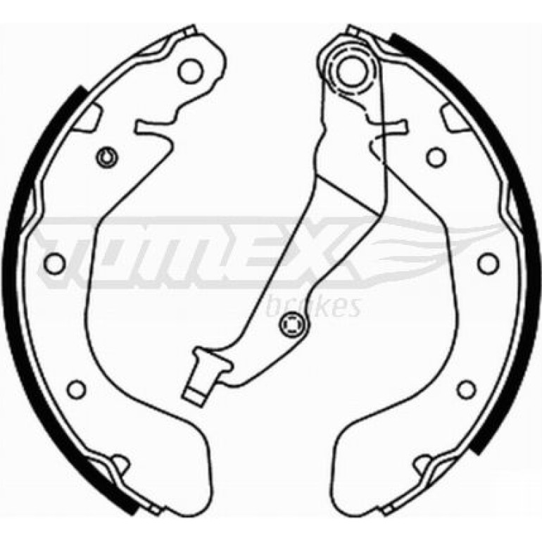 TOMEX brakes Bremsbackensatz TX 21-93 TOMEX brakes Bremsbackensatz TX 21-93