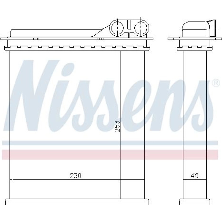 Heizkühler PKW 73363 Heizkühler PKW 73363