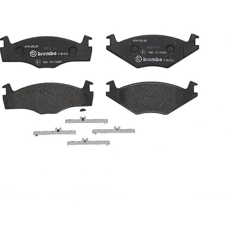 BREMBO Bremsklötze VA P 85 012 BREMBO Bremsklötze VA P 85 012