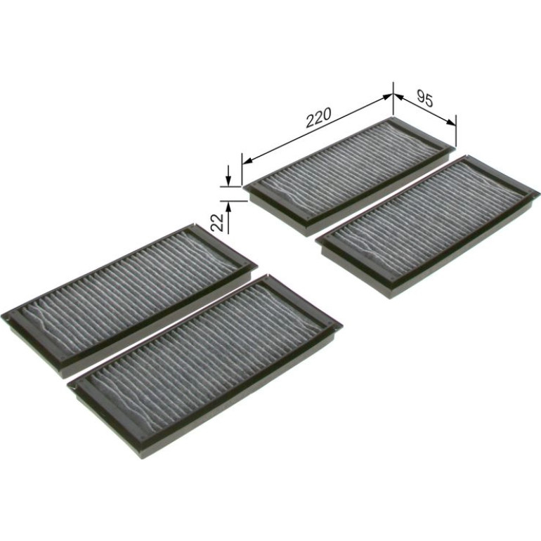 Aktivkohlefilter 1987435587 Aktivkohlefilter 1987435587