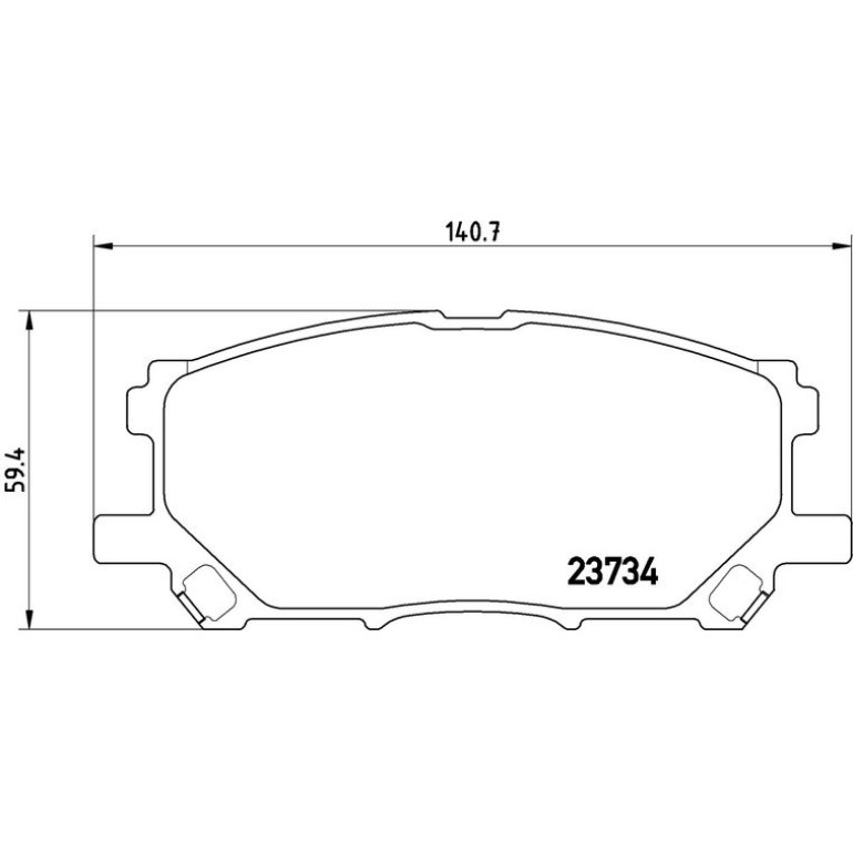 BREMBO Bremsklötze VA P 83 067 BREMBO Bremsklötze VA P 83 067