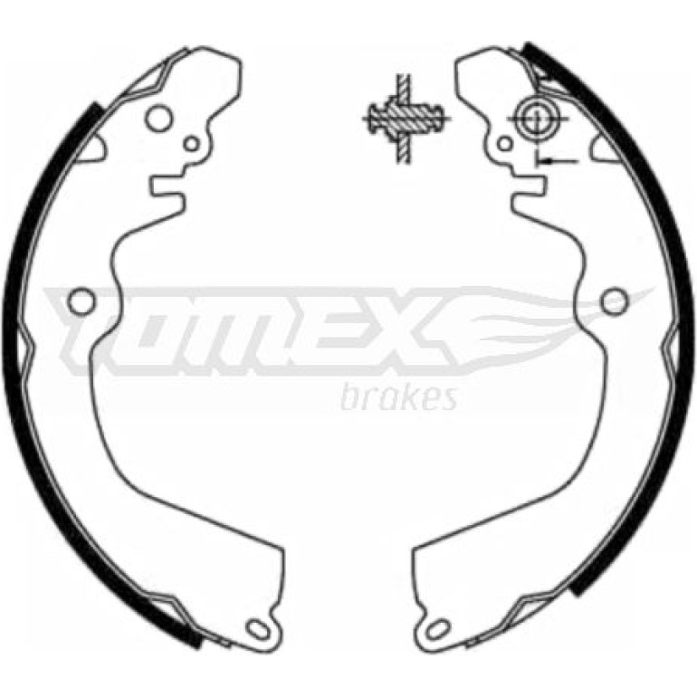 TOMEX brakes Bremsbackensatz TX 21-81 TOMEX brakes Bremsbackensatz TX 21-81
