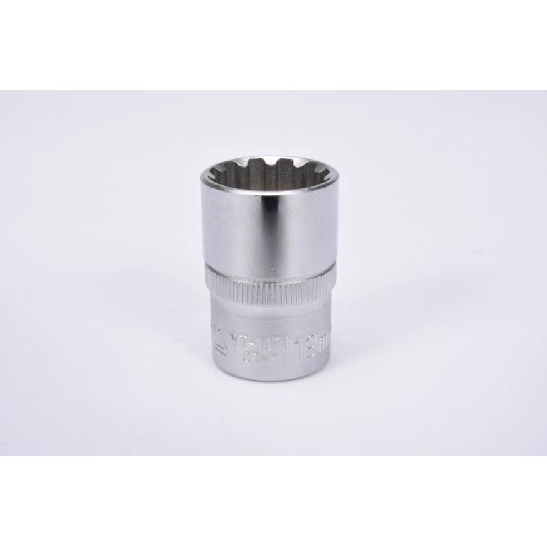 Steckschlüssel Spline 1/2 X 19mm X38mm YT-1471 Steckschlüssel Spline 1/2 X 19mm X38mm YT-1471