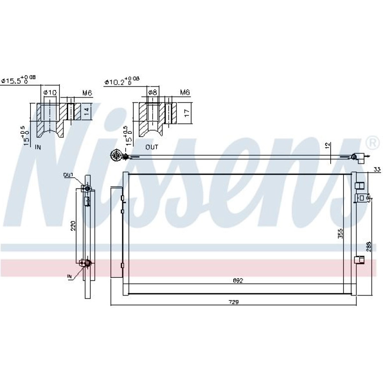 Kondensator PKW 940692 Kondensator PKW 940692