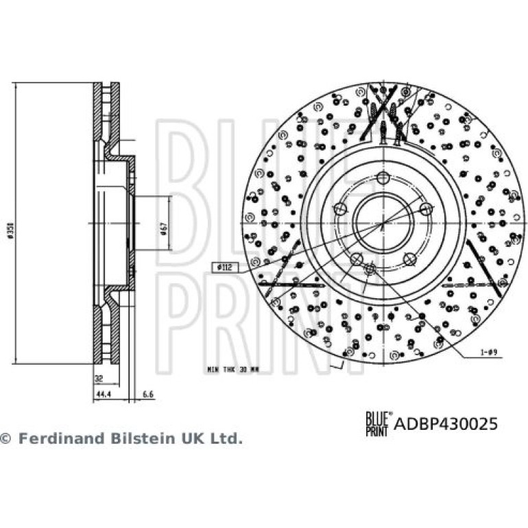 Bremsscheibe ADBP430025 Bremsscheibe ADBP430025