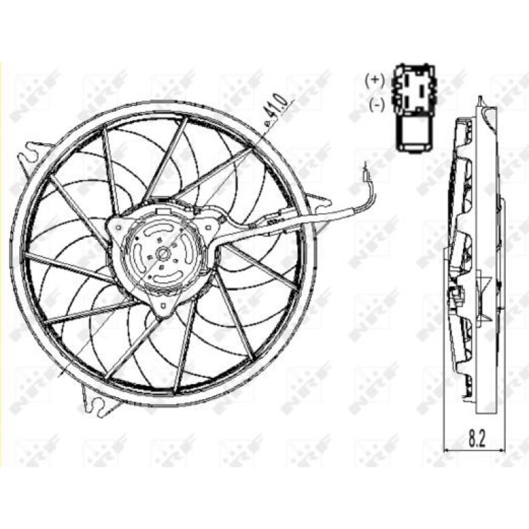 Lüfter Motorkühlung 47324