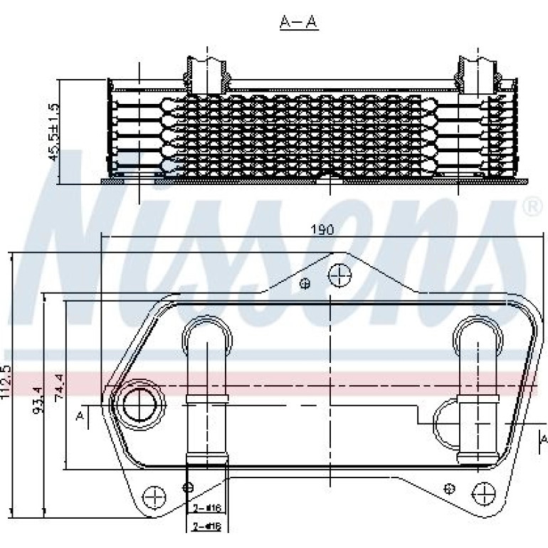 Ölkühler PKW 90653 Ölkühler PKW 90653