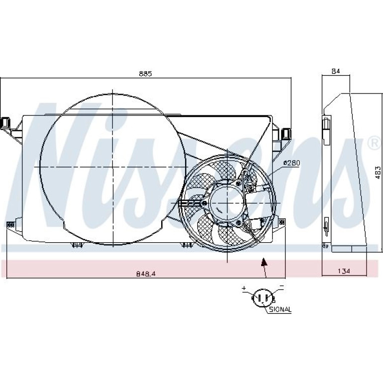 Kühlerlüfter PKW 85825 Kühlerlüfter PKW 85825