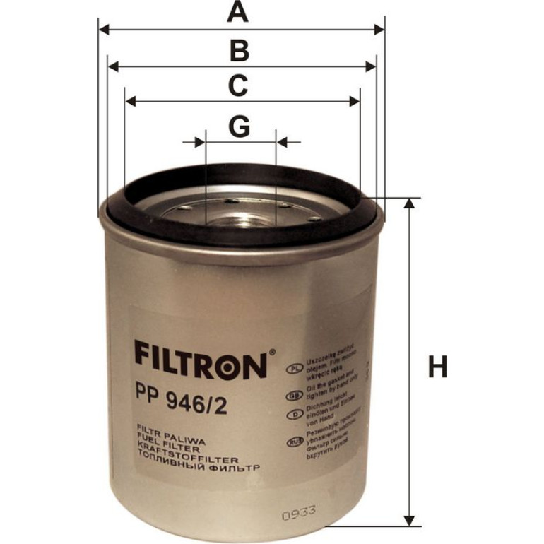 FILTRON Kraftstofffilter PP 946/2 FILTRON Kraftstofffilter PP 946/2