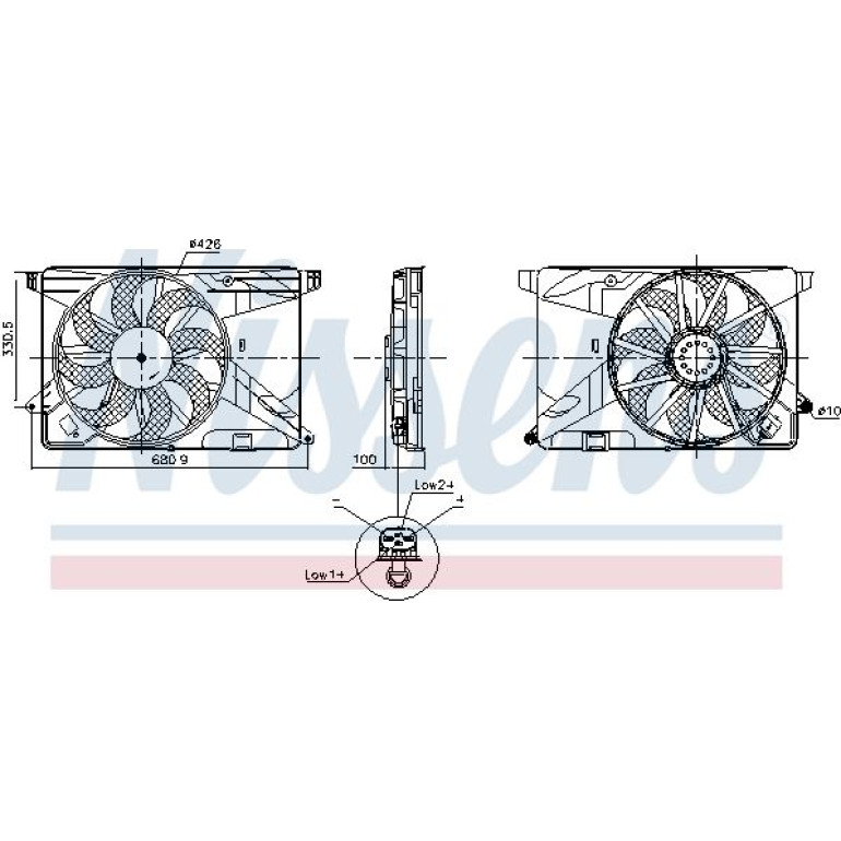 Kühlerlüfter PKW 850124