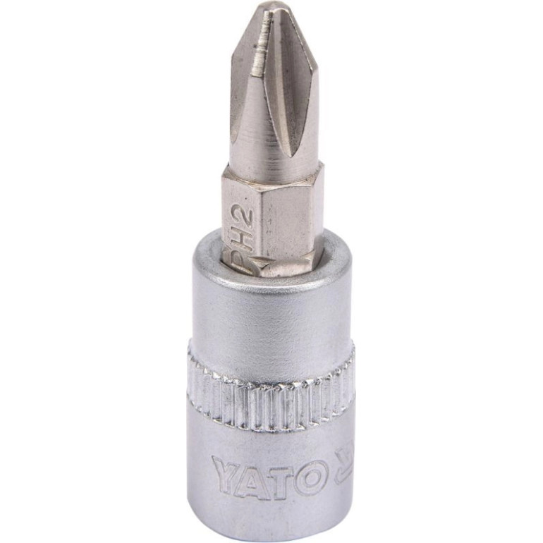 Biteinsatz Kreutzschlitz Ph2 1/4 L37Mm YT-04412 Biteinsatz Kreutzschlitz Ph2 1/4 L37Mm YT-04412