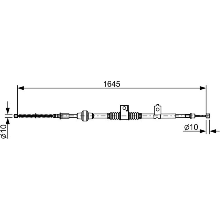 Handbremsseil li 1987482517 Handbremsseil li 1987482517