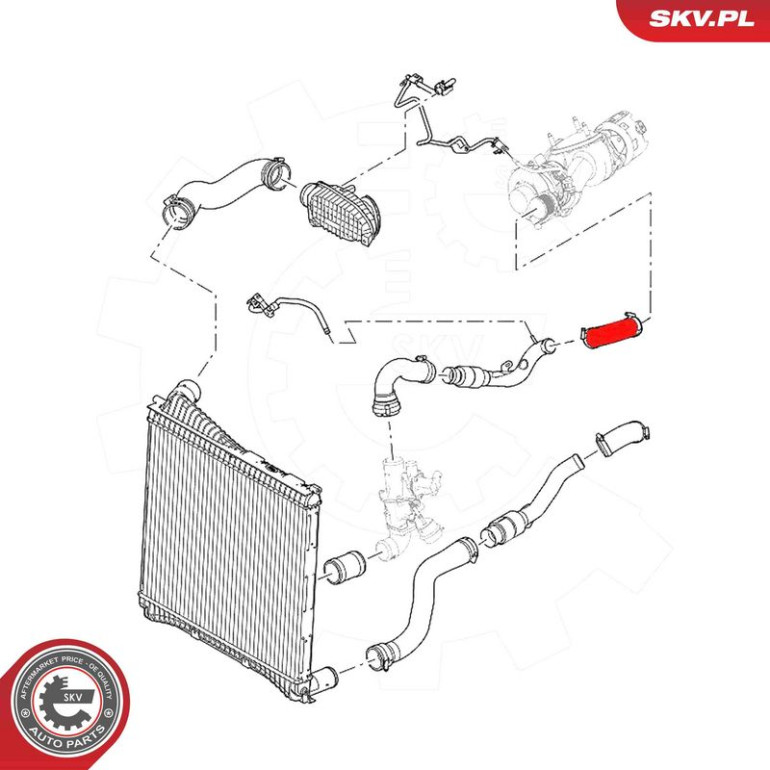 ESEN SKV Ladeluftschlauch 54SKV159 ESEN SKV Ladeluftschlauch 54SKV159