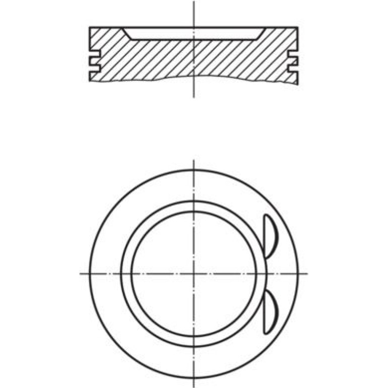 MAHLE Kolben 033 21 00 MAHLE Kolben 033 21 00