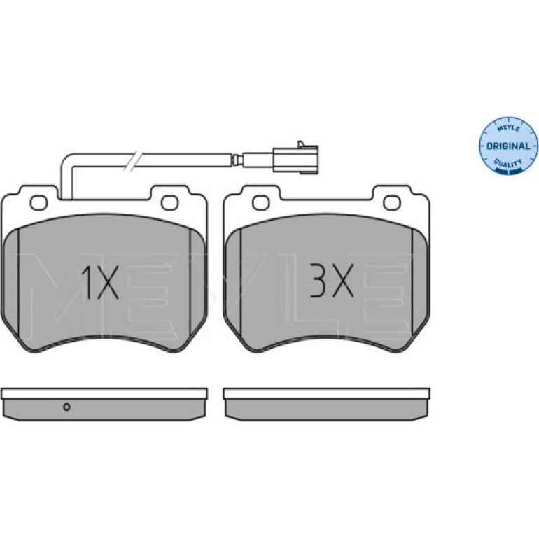 Bremsbelagsatz Alfa S. 159 05- Mit Sensor 025 248 5215/W Bremsbelagsatz Alfa S. 159 05- Mit Sensor 025 248 5215/W