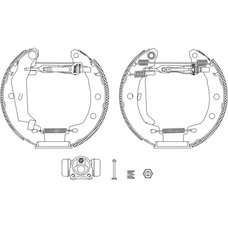 Satz Bremsbacken Renault Megane 95 84049500