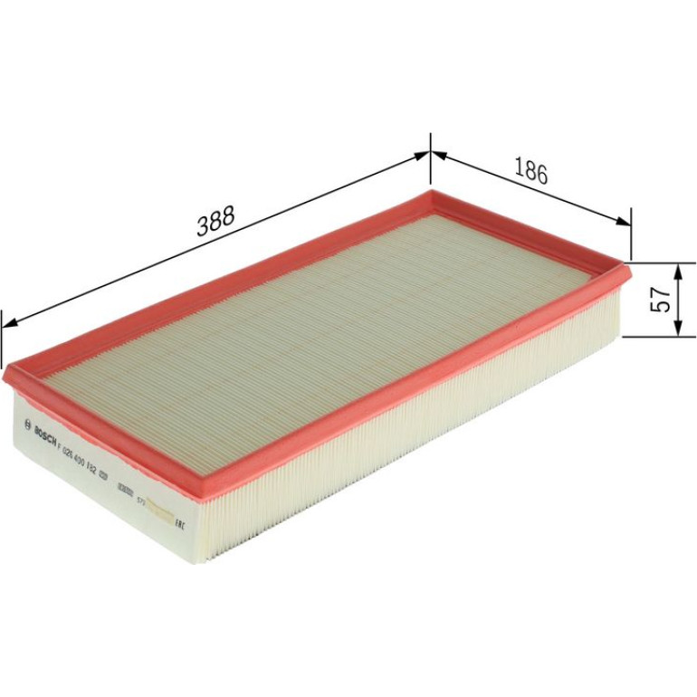 Luftfilter F 026 400 182 Luftfilter F 026 400 182
